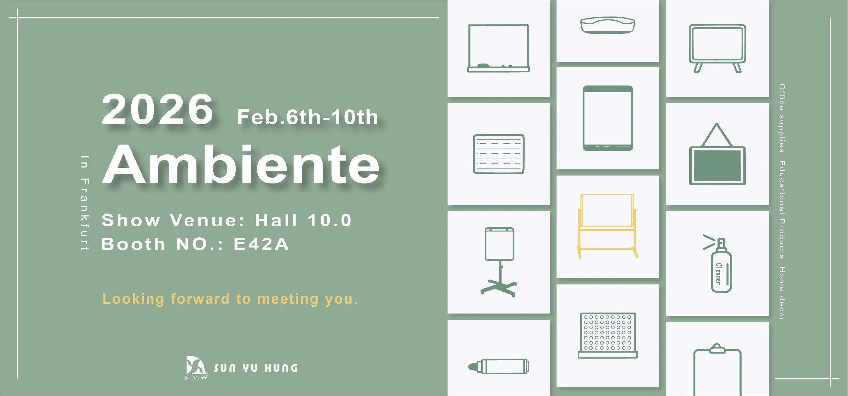 Visit us at Ambiente 2026 – Frankfurt International