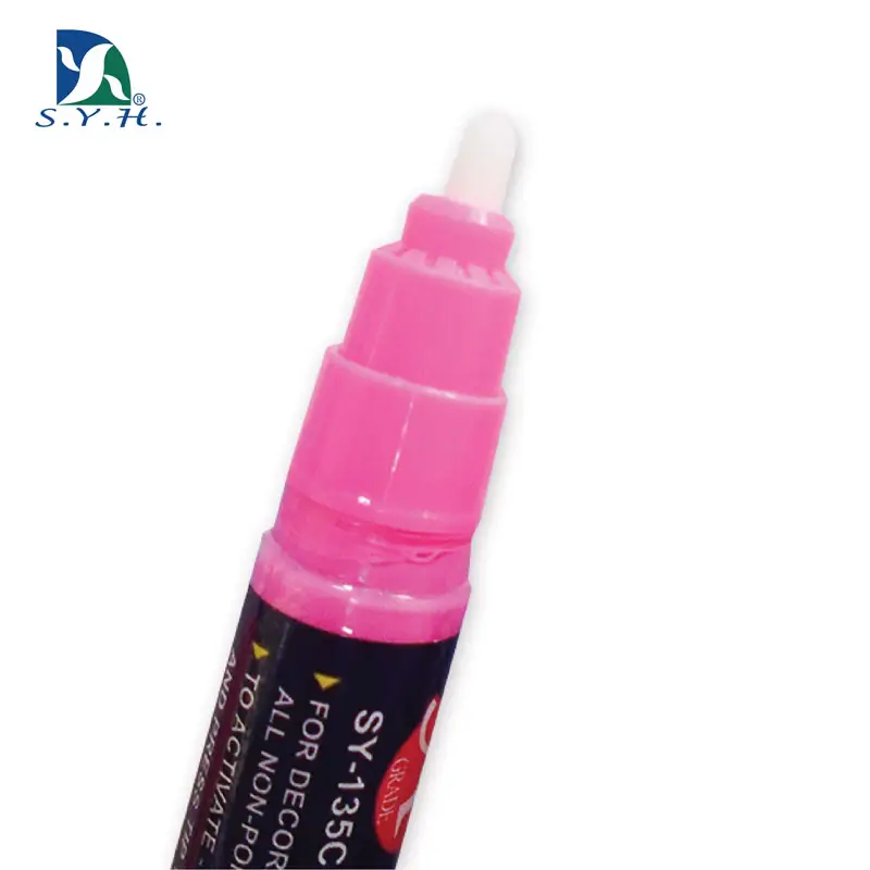 SY-135C Marqueur de Craie Liquide | Couleur Vive, Facile à Effacer pour Tableau Blanc & Tableau Noir