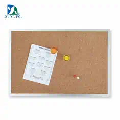 Aluminum Frame Magnetic Cork Board