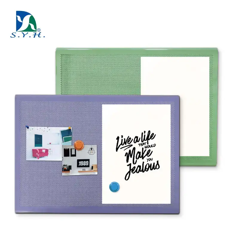 Whiteboard & Perforated Panel Combo Display Board