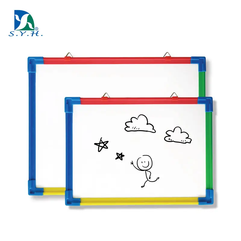 Colorful Framed Magnetic Whiteboard – Ideal Teaching Tool for Kids' Classrooms and Learning Spaces