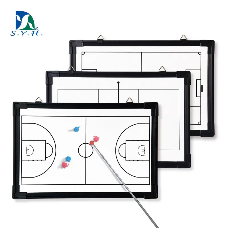 Multi-Sport Magnetic Tactic Board with Plastic Frame – Single or Double-Sided
