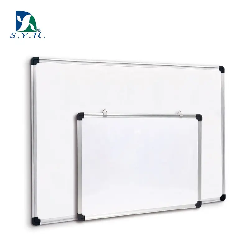 Tableau blanc magnétique en aluminium avec fixation cachée