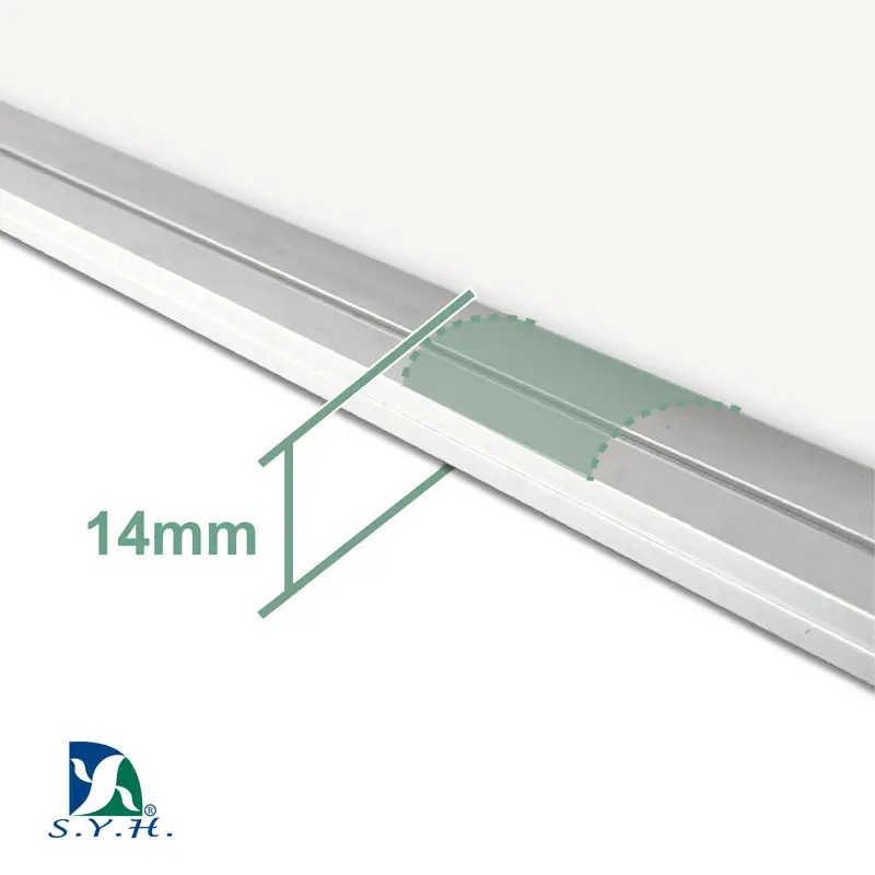 Pizarra Blanca Magnética de Montaje en Pared – Marco de Aluminio Mate