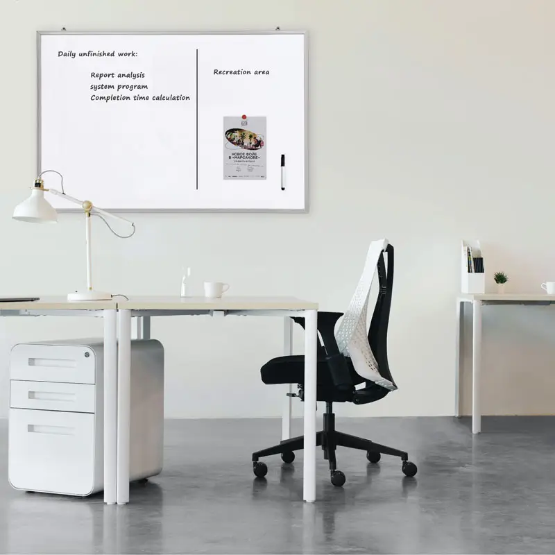 Elegant Aluminum Frame Magnetic Whiteboard