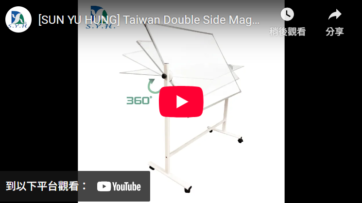 Click below to see the SWR-0912SN White Board Rolling Stand in action